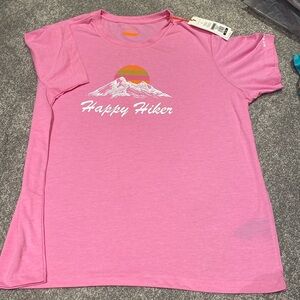 Merrell “happy hiker” pink t-shirt Xxl new with tags